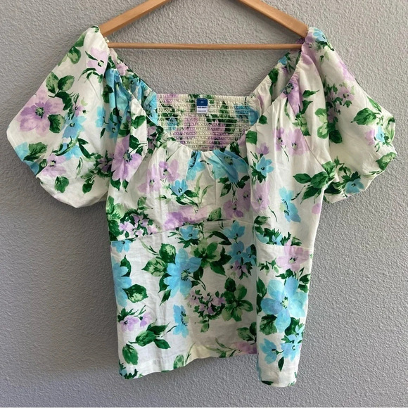 Old Navy Waist Defined‎ V-neck top Size 2X - Picture 2 of 5